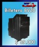 billetero bv20/accesorios para maquinas de juego precio: $ 69.000