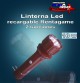 linterna led recargable rentagame /2 funciones recargable