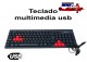 teclado multimedia rentagame /usb/ envios a todo chile