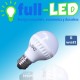 ampolleta   full-led 5 watt/220v luz fria/luzcalida/plástico