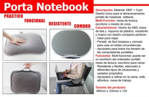 MAMNCAT oficios y profesiones en Santiago |  BOLSO MULTIFUNCIONAL PARA NOTEBOOK, SIRVE COMO ESCRITORIO, APROPIADO TAMBIEN PARA NETBOOK