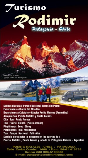 Rodolfo D&igrave;az Miranda oficios y profesiones en Torres del Paine |  ATENCI�N A GRUPOS DESDE PUNTA ARENAS A TORRES DEL PAINE, VISITE  EL PARQUE NACIONAL TORRES DEL PAINE   LAGO SARMIENTO
