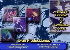 even oficios y profesiones en Las Condes |  dj para matrimonios, celebraciones, aniversarios,eventos, fiestas, fiestas, cumplea&ntilde;os, audio, luces, a domicilio
