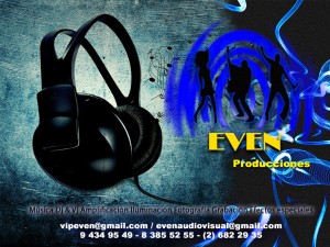 EVEN PRODUCCIONES oficios y profesiones en Las Condes |  audio, iluminacion para fiestas y eventos, AMPLIFICACION, ILUMINACION, DJ, VJ, KARAOKE