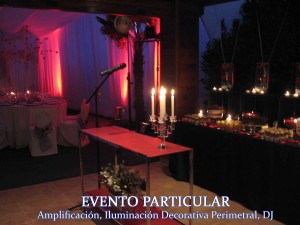 Universa Audiovisual oficios y profesiones en Santiago |  Amplificaci&oacute;n, Iluminaci&oacute;n decorativa perimetral Led, Dj, karaoke., Musica para matrimonio, Produccion de eventos, Luces para fiesta Led