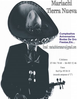 MARIACHI TIERRA NUEVA  oficios y profesiones en Santiago |  Serenatas de primera con los mejores mariachis .red fija:28930610, Dale la alegr&iacute;a que esa persona se merece !!!