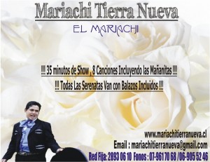 MARIACHI TIERRA NUEVA oficios y profesiones en Santiago |  Serenatas en santiago,el mejor regalo, el mejor.red fija:28930610, !!! felicidad garantizada !!!