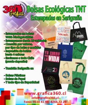 Roberto Jimenez oficios y profesiones en Santiago |  Bolsas ecol&oacute;gicas tnt estampadas en serigraf&iacute;a - bolsas ecol&oacute;gicas, Bolsas ecol&oacute;gicas impresas