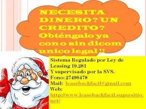 leaseback facil oficios y profesiones en Vi&ntilde;a del Mar |  La navidad se le viene encima? necesita un credito? obtengalo ya, Le ofrecemos una alternativa seria y eficaz