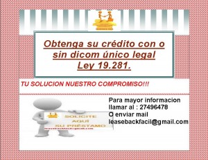 claudia oficios y profesiones en Santiago |  Hasta cuando vive afligido? venga hoy y obtenga su credito, Con o sin dicom unico legal