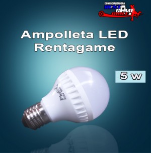 full-led oficios y profesiones en La Cisterna |  Ampolleta led  rentagame 5w/220v luz fria/luzcalida/pl, Iluminacion led, ahorre hasta un 90% de energia electrica