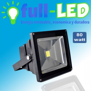 importadora full-led oficios y profesiones en La Cisterna |  Foco proyector full-led /80 watt/ envios a todo chile, Importadora full-led, es lider en iluminacion led y kit solares
