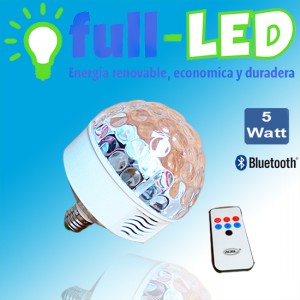 importadora full-led oficios y profesiones en La Cisterna |  Ampolleta r&iacute;tmica full-led /bluetooth /5 watt/envios a todo chile, Importadora full-led, es lider en iluminacion led y kit solares