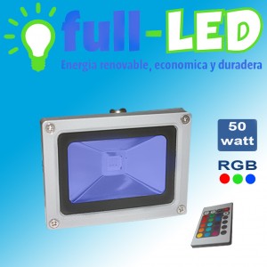 importadora full-led oficios y profesiones en La Cisterna |  Foco proyector full-led 50 watt  rgb/envios a todo chile, Importadora full-led, es lider en iluminacion led y kit solares