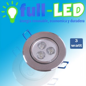 importadora full-led oficios y profesiones en La Cisterna |  Embutido full-led /3 watt/ultraplano/envios a todo chile, Importadora full-led, es lider en iluminacion led y kit solares