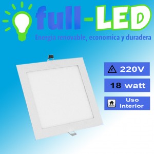importadora full-led oficios y profesiones en La Cisterna |  Embutido full-led 18 watt/cuadrado/ envios a todo chile, Importadora full-led, es lider en iluminacion led y kit solares